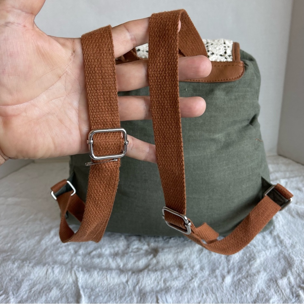 CANVAS MILITARY RUCKSACK Small Back Pack - Picture 3 of 14
